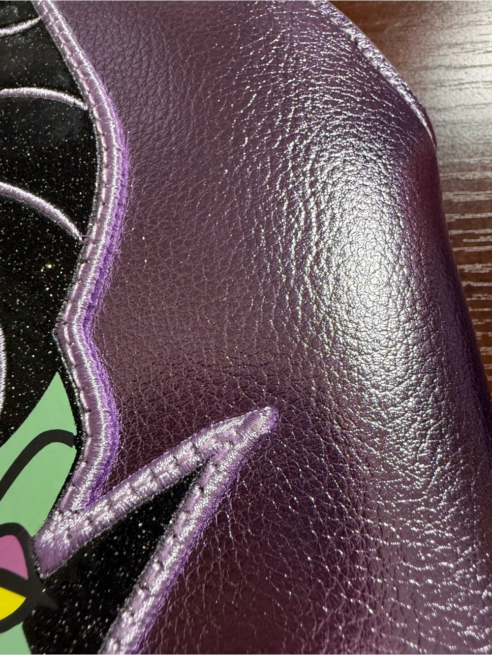 Primark x Disney Purple Maleficent Character Cosmetic Bag *NEW - Picture 4 of 9